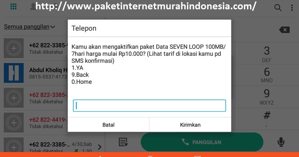 Paket Internet Telkomsel 24 Jam Data Seven Kuota 100mb 10 Ribu 2017 Pusatrik Com