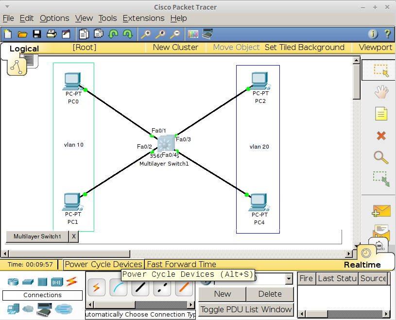 Menghubungkan Beda Vlan { Switch Layer 3 } ADITYA APRILIYANTO BLC TELKOM