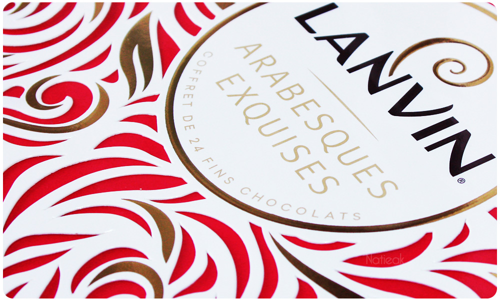 chocolats Lanvin   coffret Arabesques exquises