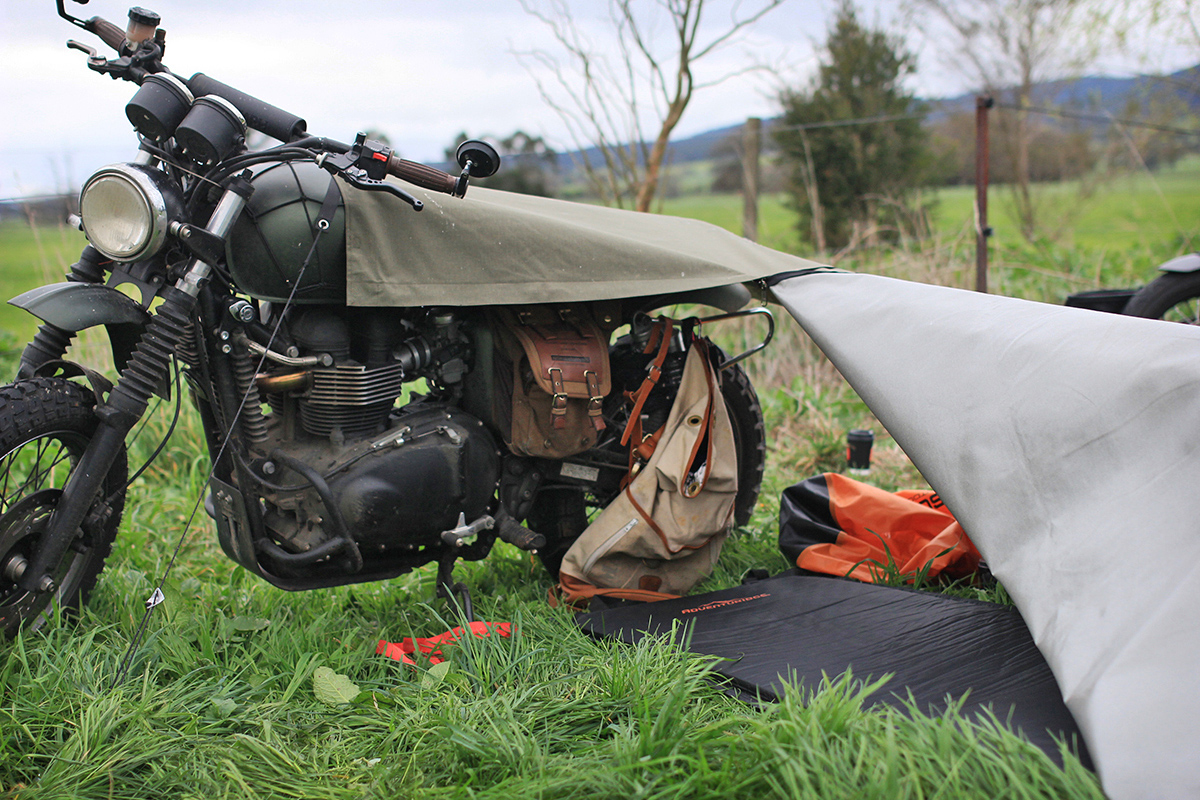 Gear Review Exposed Motorcycle Bivouac Return of the Cafe Racers