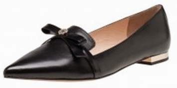 Pointed Toe Bow Loafer