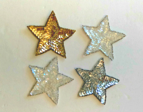 Sequined star set
