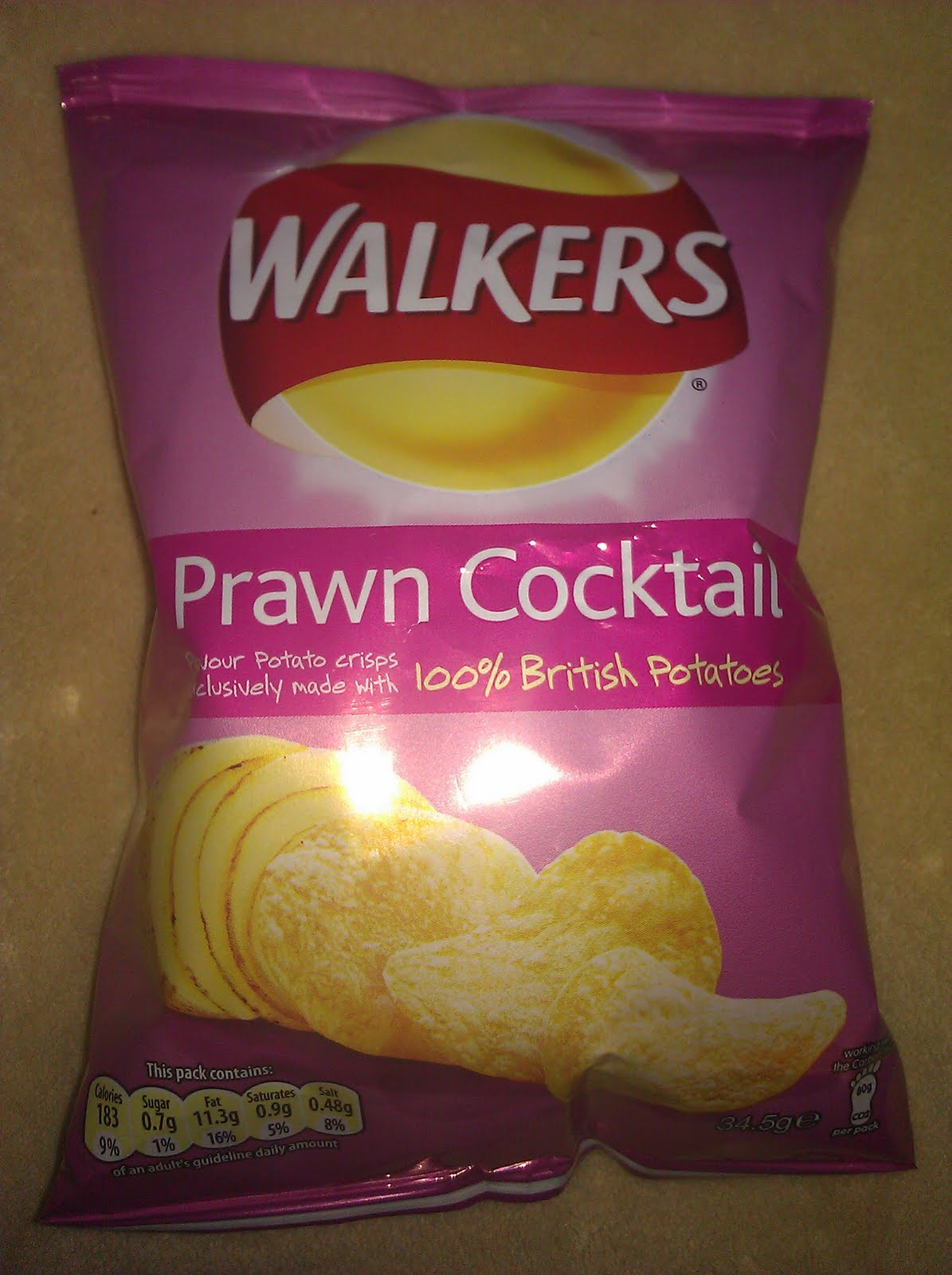 The Chip Report Walkers UK Prawn Cocktail