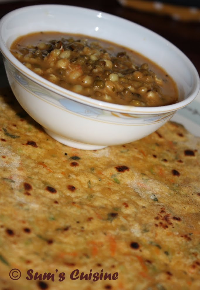 Sum's Cuisine Vegetable Chapathi