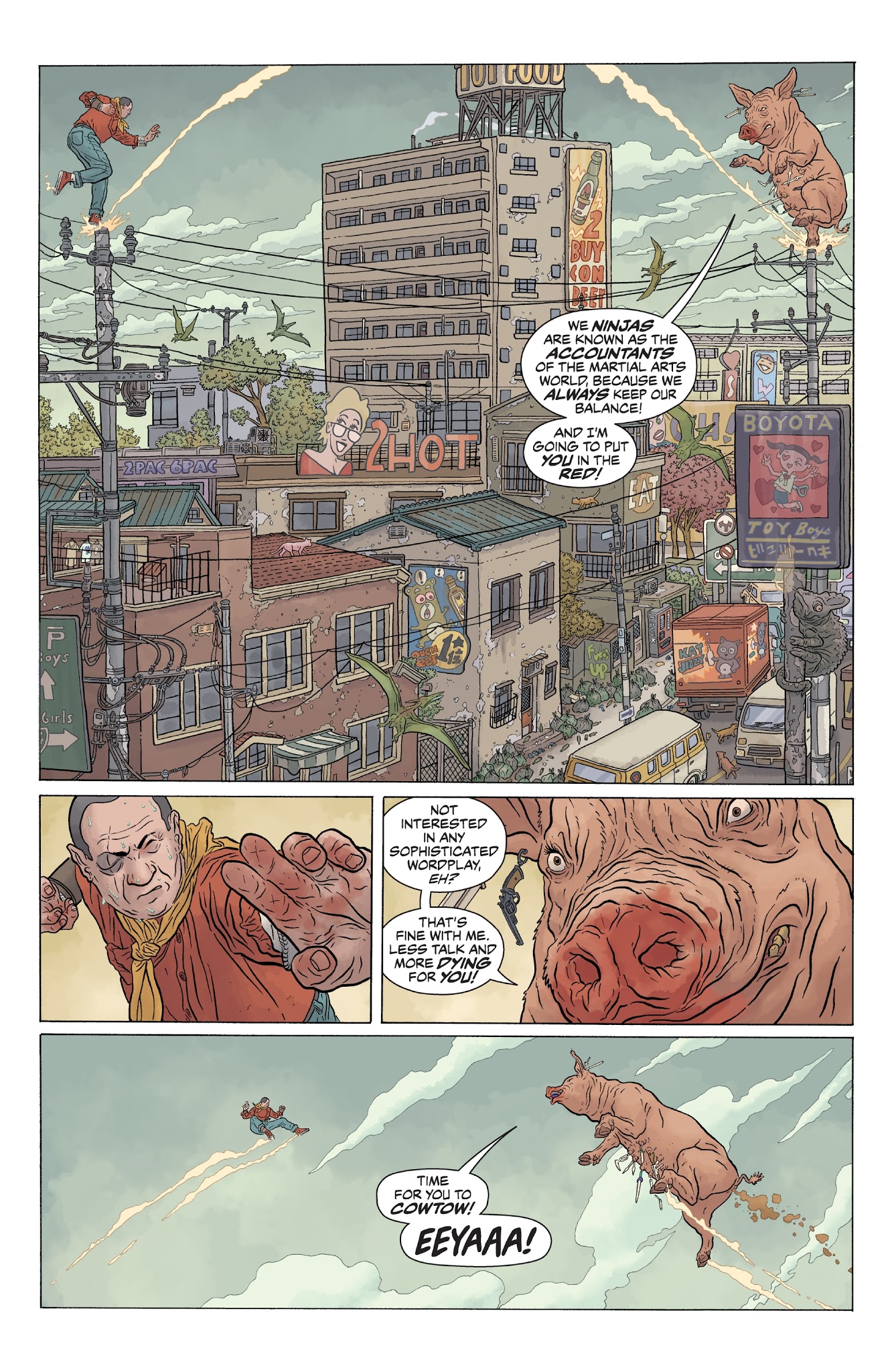 Read online The Shaolin Cowboy: Who'll Stop the Reign? comic -  Issue #3 - 7