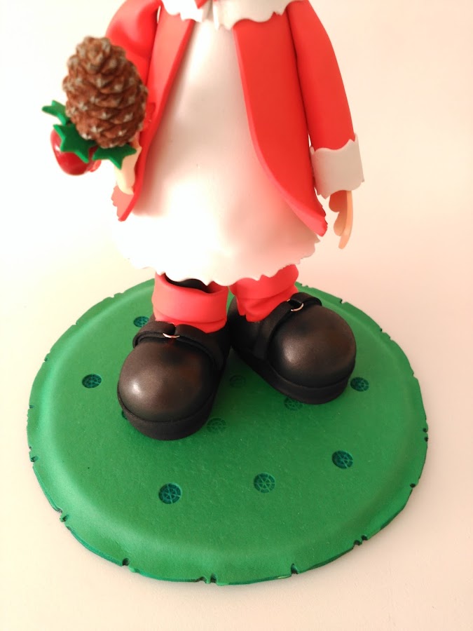 fofucha navideña,fofucha mamá noel