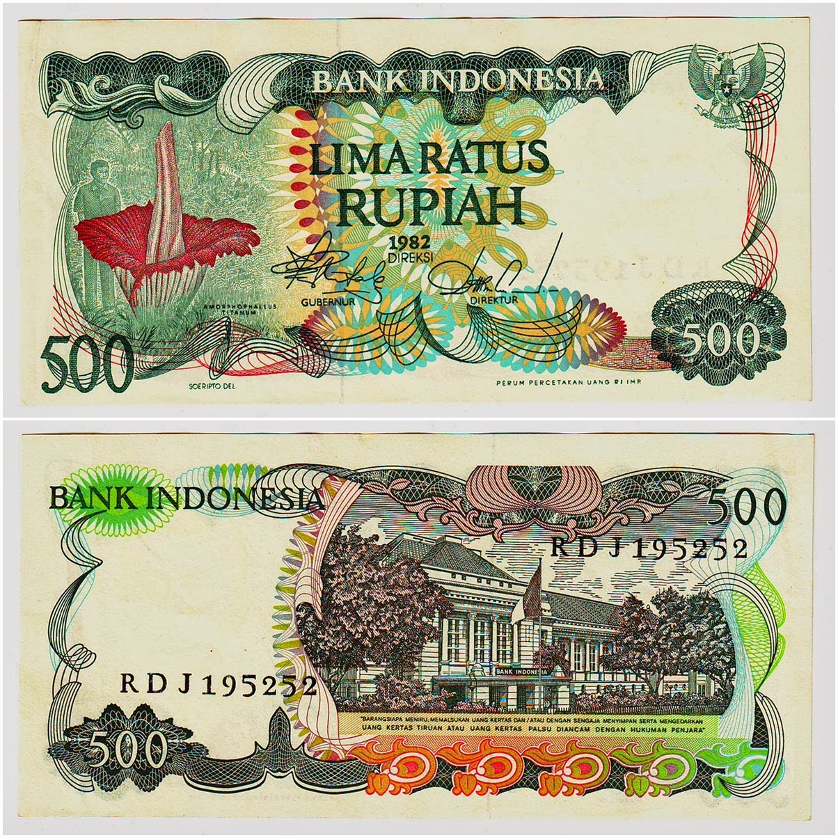 Sejarah Uang Kuno Indonesia : Uang Seri Emisi 1979-1980