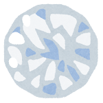 宝石のイラスト（ムーンストーン）