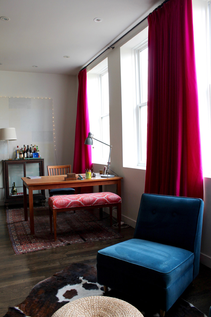 The Shingled House Wool Curtains