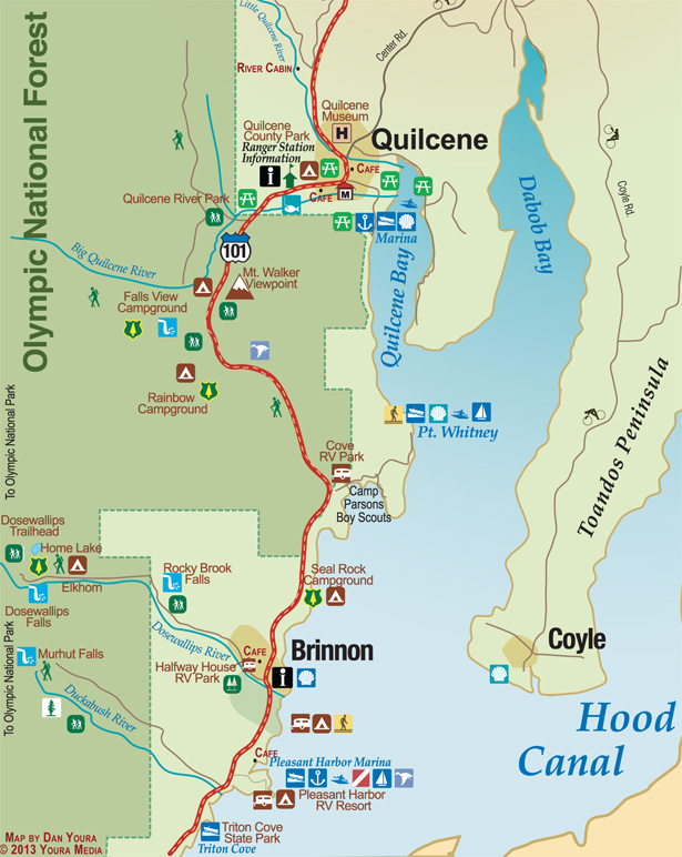 A Paddler's Guide to the Salish Sea. Paddling Hood Canal Quilcene