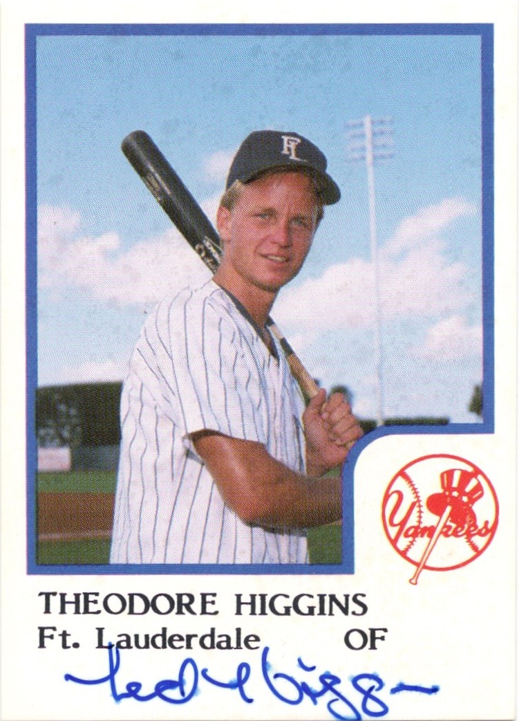 1986 PROCARDS PROJECT TED HIGGINS