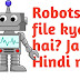 What is Robots.txt file in hindi aur SEO me Robots.txt ka importance jane.
