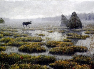 Henryk Weyssenhoff - Łoś na trzęsawisku Henryk Weyssenhoff - Łoś na trzęsawisku