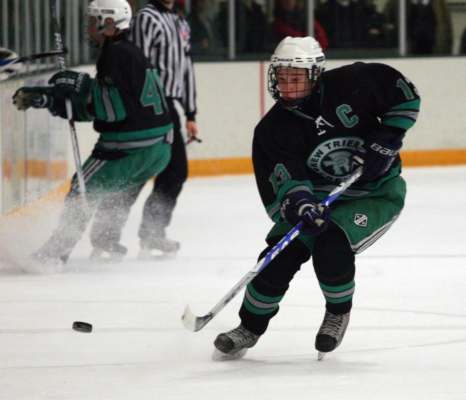 Mark Kodiak Ukena IHSA Varsity Hockey Loyola Academy at New Trier