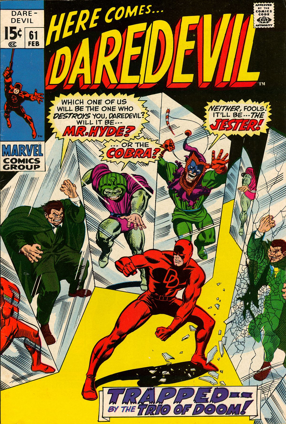 Read online Daredevil (1964) comic -  Issue #61 - 1