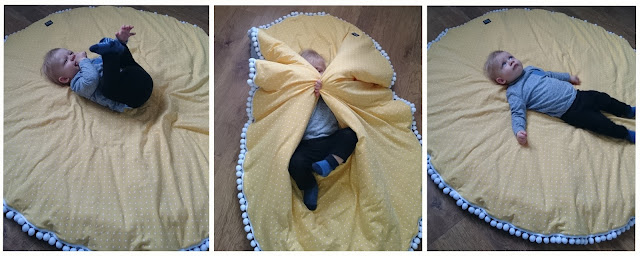 kocyk okrągły minky 11 dywanik do pokoju dziecięcego 11