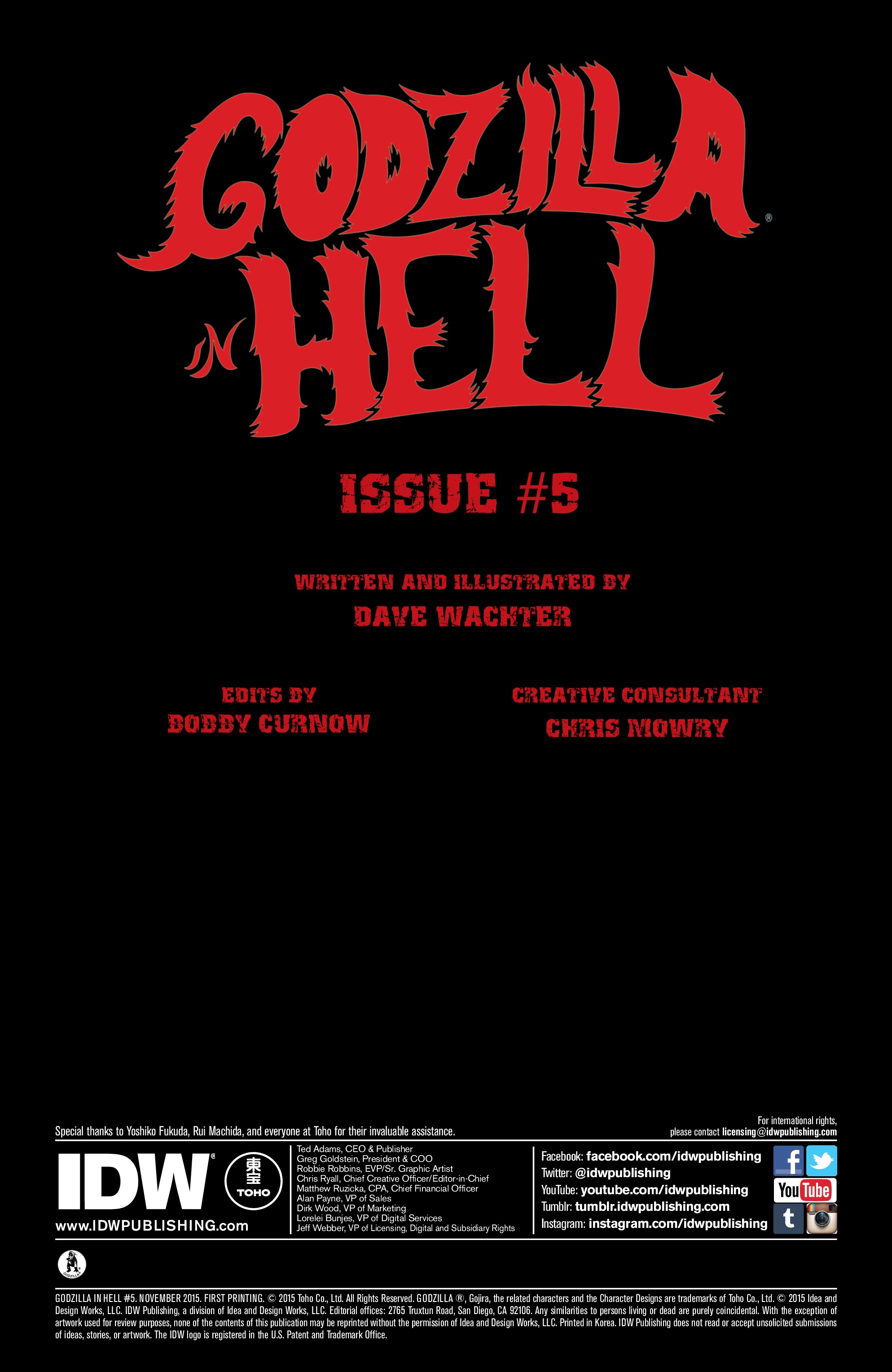 Read online Godzilla in Hell (2015) comic -  Issue #5 - 2