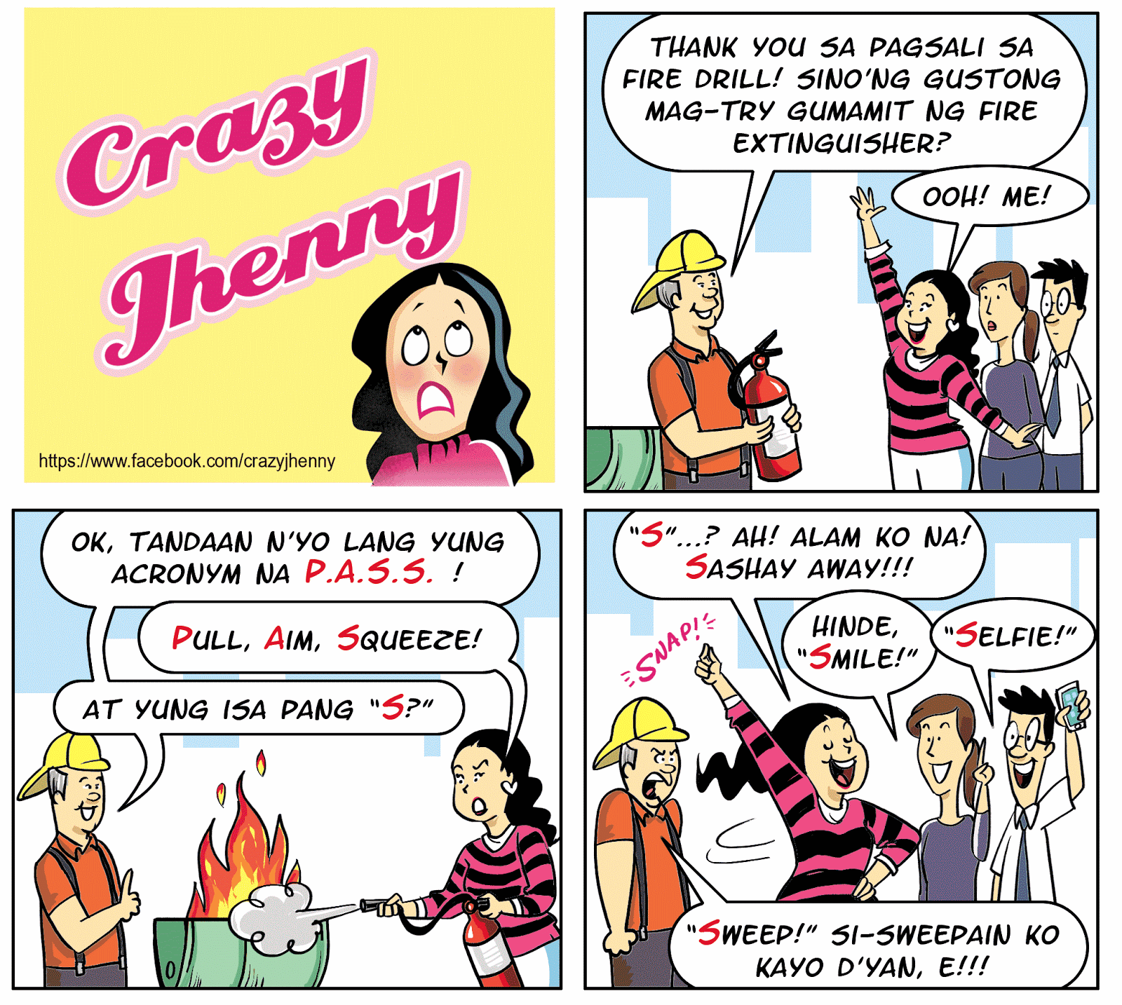 Crazy Jhenny Fire extinguisher