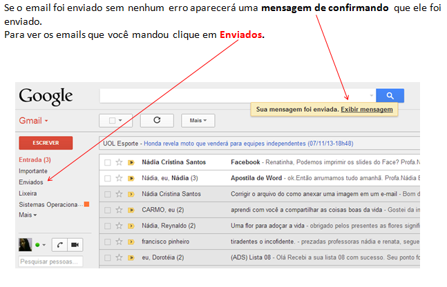 COMO ENVIAR EMAIL NO GMAIL visual data 2