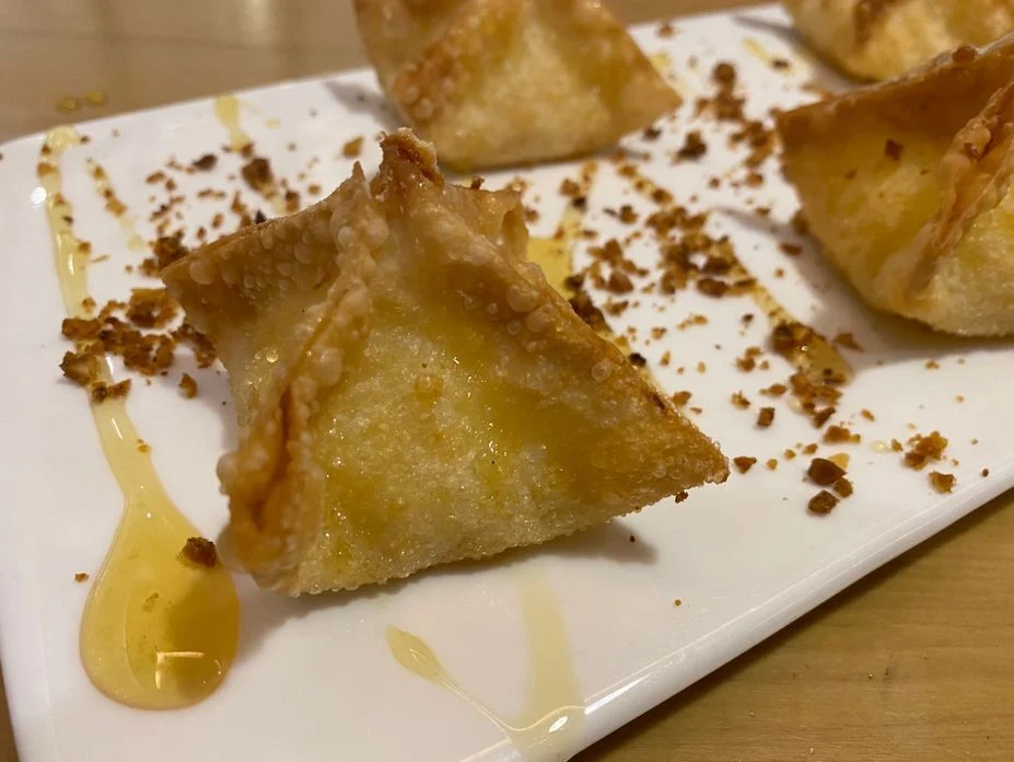 Fried truffle cheese wontons at Nono’s Comfort Kitchen