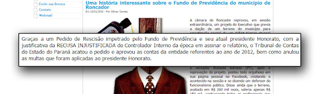 Roncador: "Defensor do funcionalismo público é coisa que o vereador Ronaldo não é (...)"