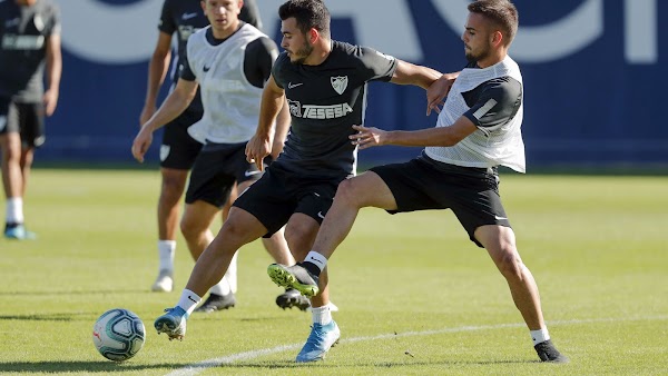 Málaga, la nota positiva del entrenamiento es la vuelta de Dani Pacheco