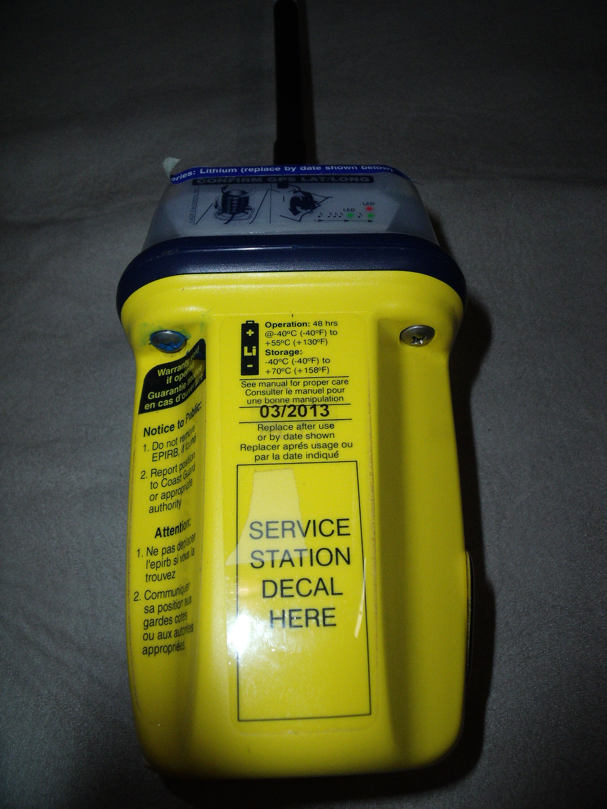 Wildcat EPIRB Battery Replacement