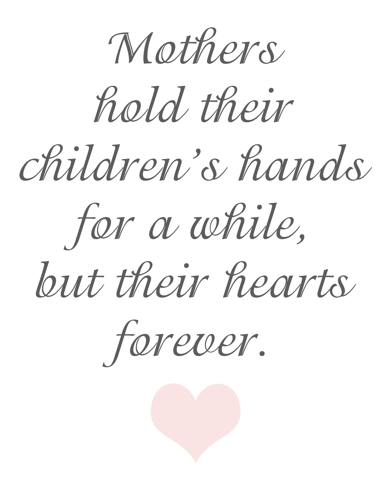 Mothers Quote Printable  While He Was Napping