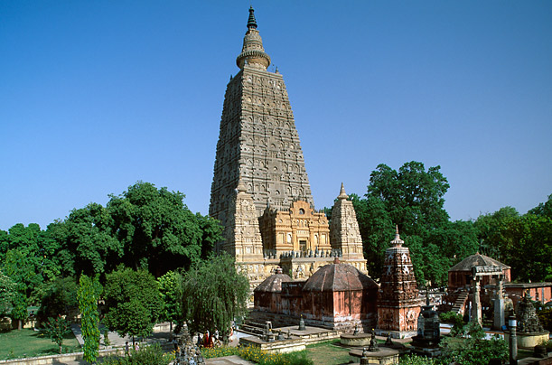 Mahabodhi temple Gaya Bihar Mahabodhi Temple Bodhgaya, Bihar India -is also one of the Richest temple in India