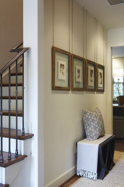 Through the Front Door: wedding wednesday: hanging photos