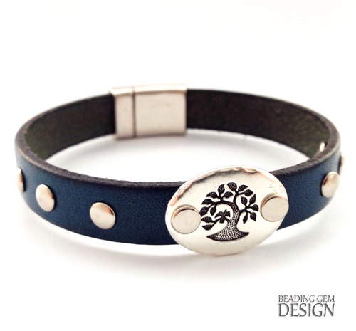 DIY Leather Bracelets: Setting Rivets and Eyelets - Rings and