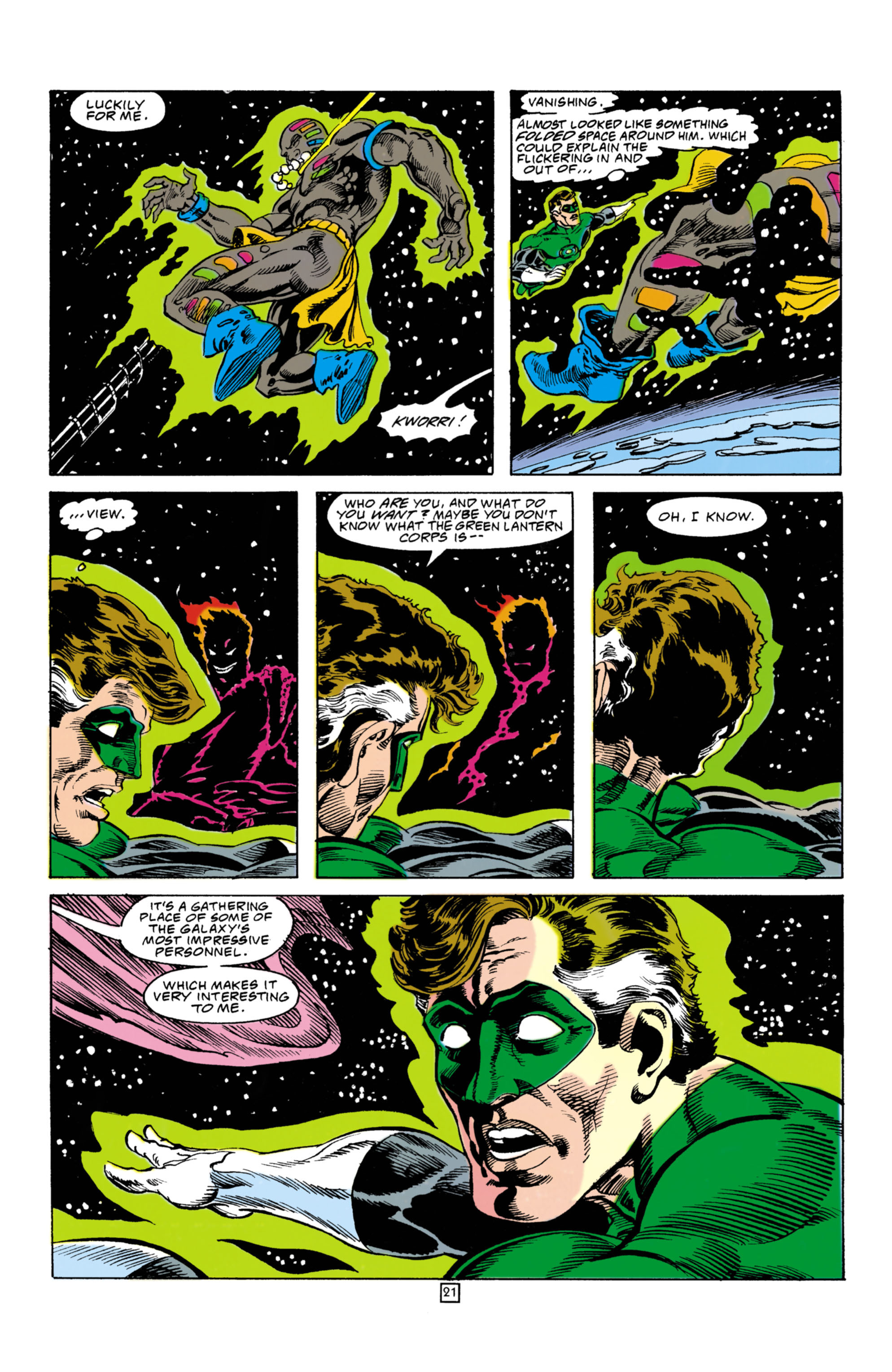 Read online Green Lantern (1990) comic -  Issue #20 - 22