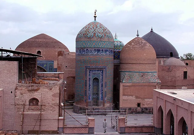 Domes of Sheikh Safi Shrine and Khangah.