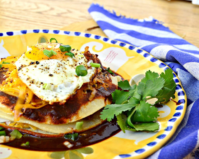 This is How I Cook Red Chile, Chorizo and Cheese Breakfast Enchiladas