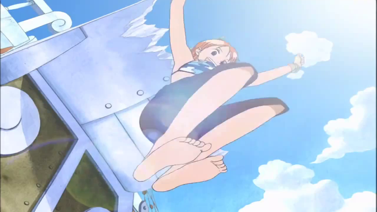 One Piece: Nami's Bare Feet (Skypiea Arc) .