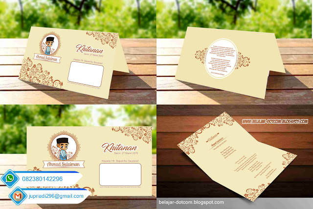 Cara Mudah Membuat Desain Undangan Khitan Sendiri Dengan Menggunakan Coreldraw Kumpulan Tutorial