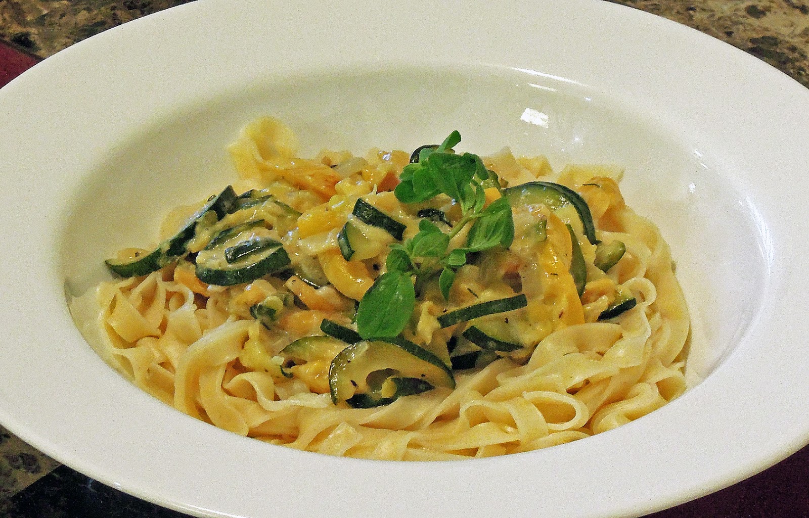 The Joyous Kitchen Zucchini Cream Sauce with Marjoram