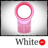 Mini USB Bladeless Fan - Pink