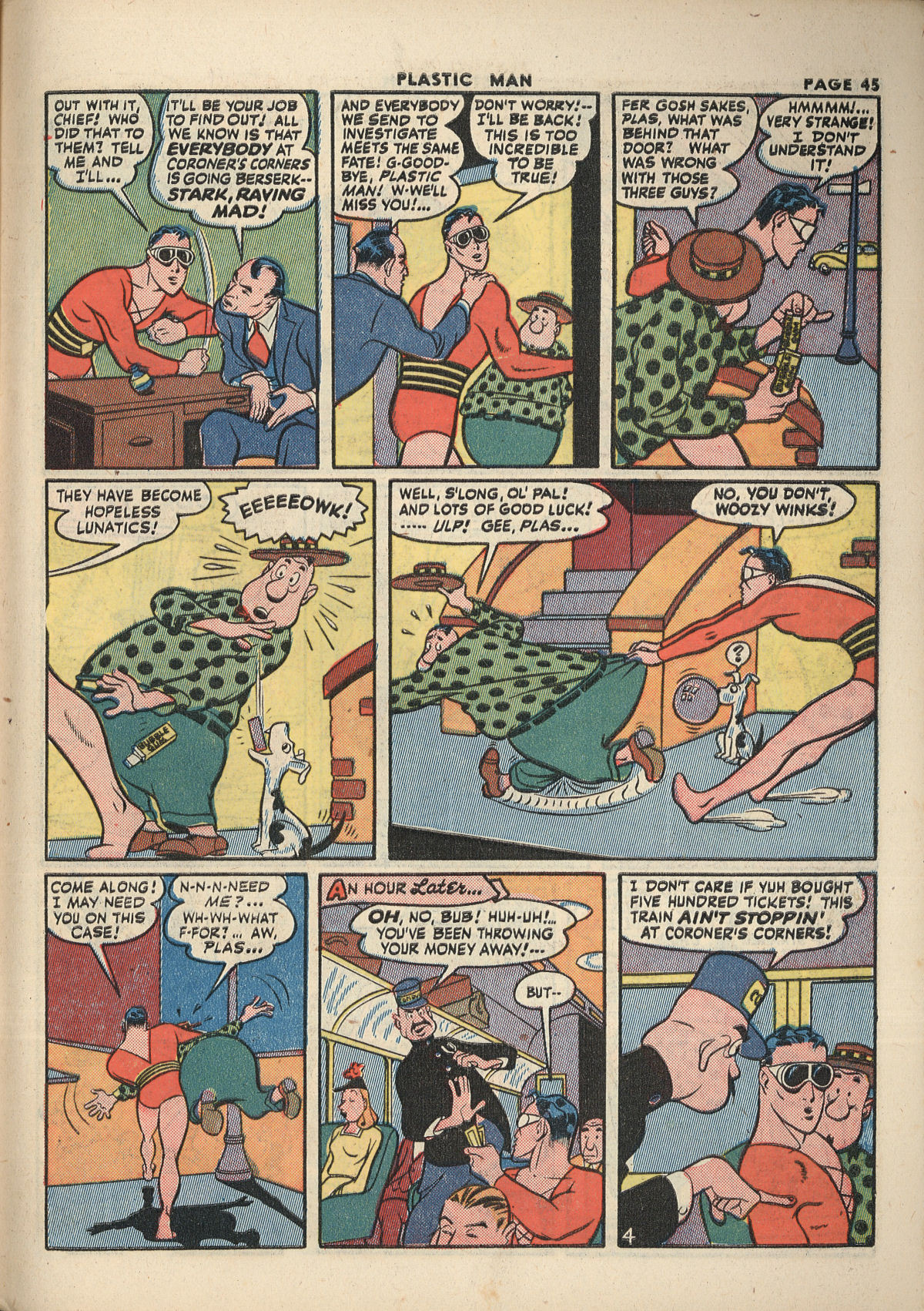 Read online Plastic Man (1943) comic -  Issue #2 - 47