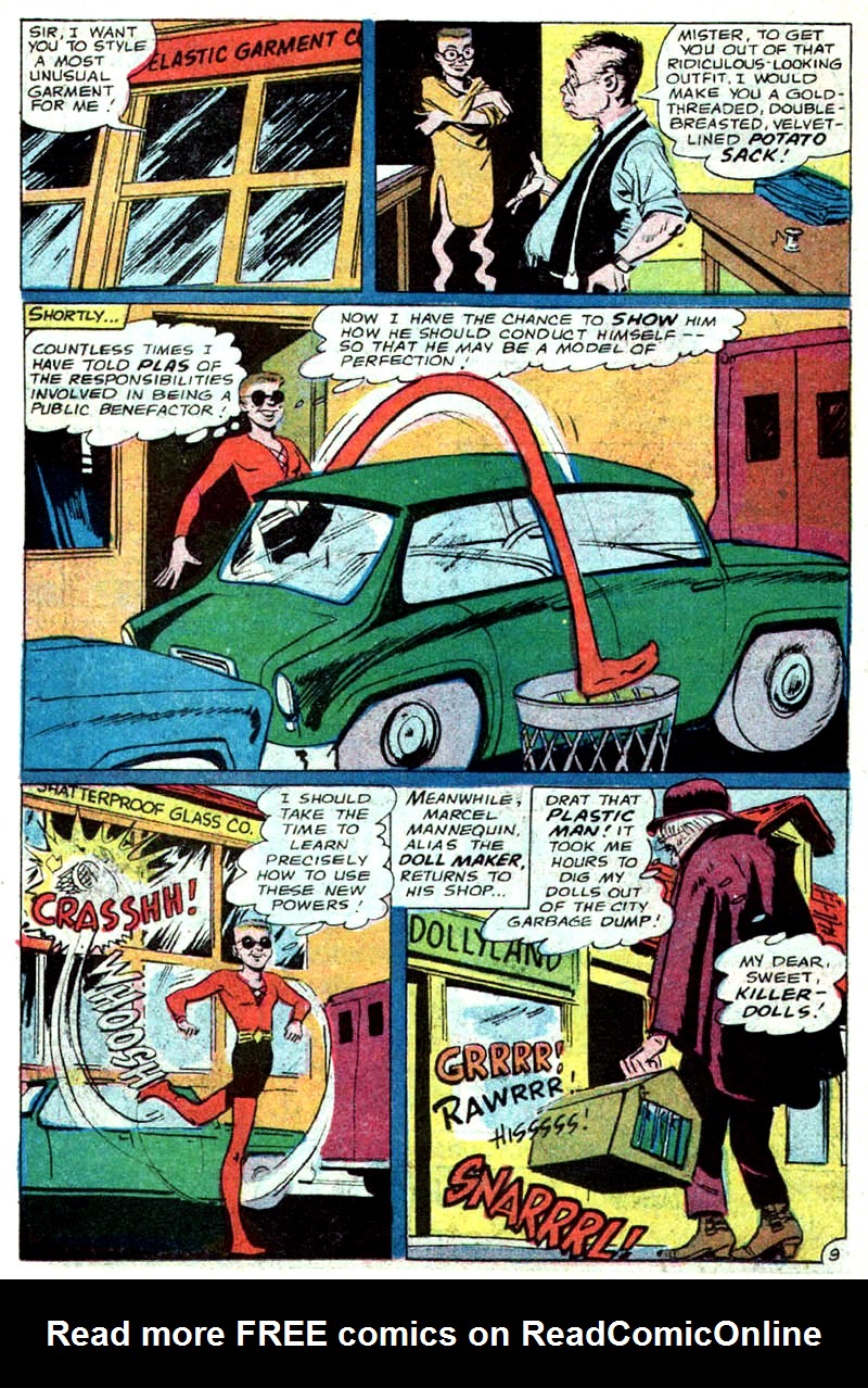 Read online Plastic Man (1966) comic -  Issue #10 - 14