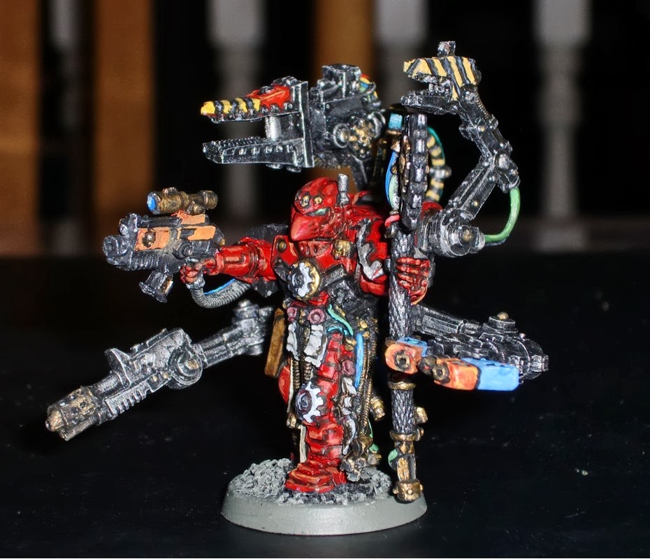 WAB Corner Techmarine in Full Servo Harness