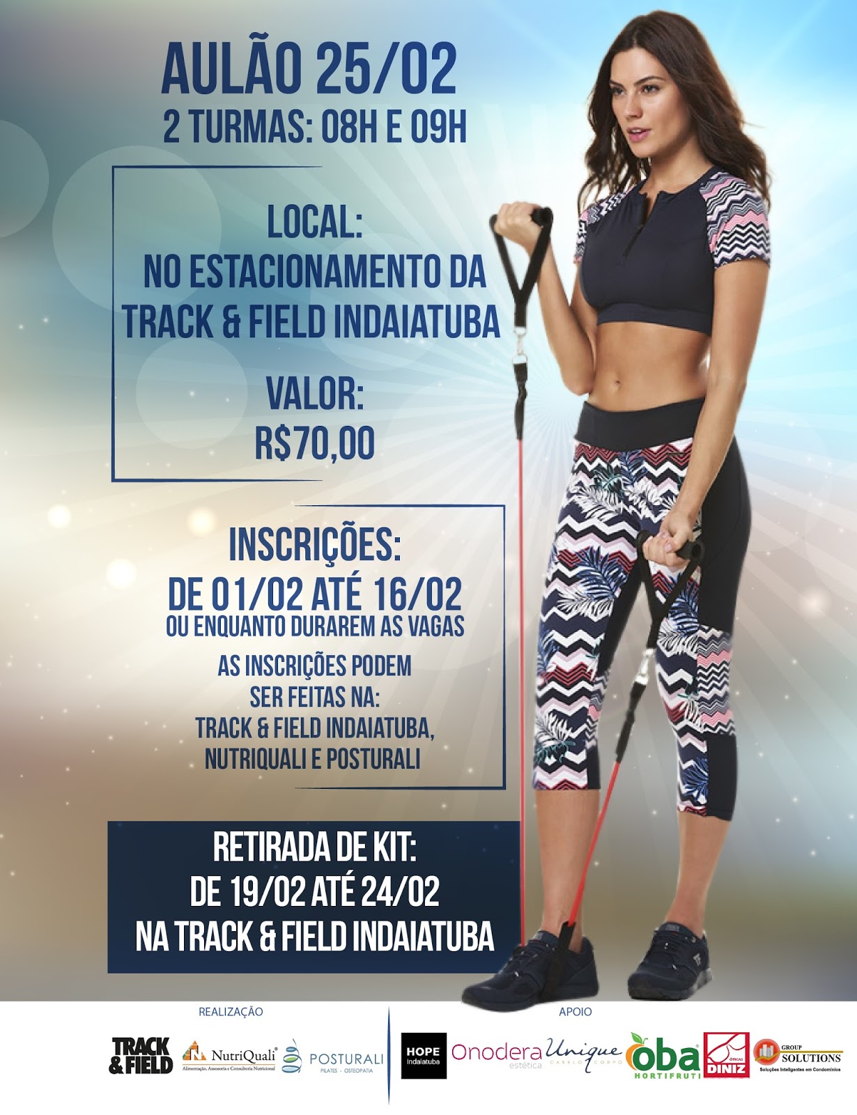 SOCIAIS CULTURAIS, GASTRONOMIA E ETC Aulão na Track & Field Indaiatuba