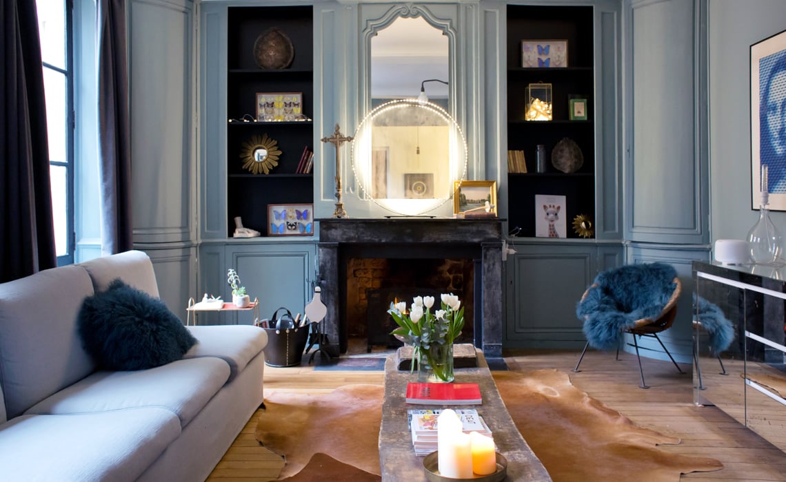 Casinha colorida: Salas de estar: muitas inspirações vintages