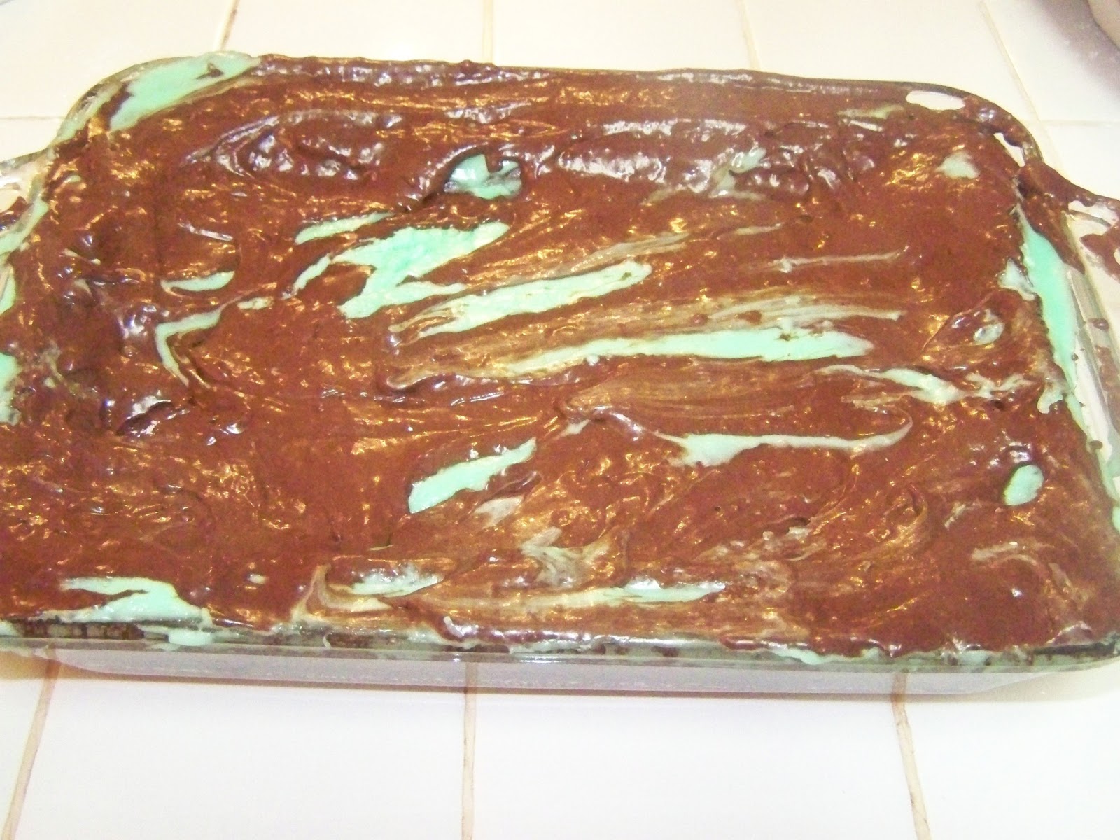 A to Z for Moms Like Me Gooey Mint Brownies