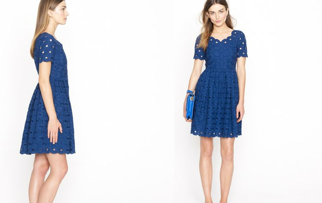 Blue Wedding Dress Idea J Crew