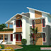 4 Bedroom Sloping roof house in Kerala - 2354 Sq. Ft.