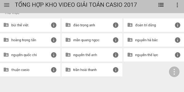 Bí kíp kỹ năng giải nhanh trắc nghiệm dùng Casio Thế Lực Đoàn Trí Dũng Nguyễn Quốc Trí