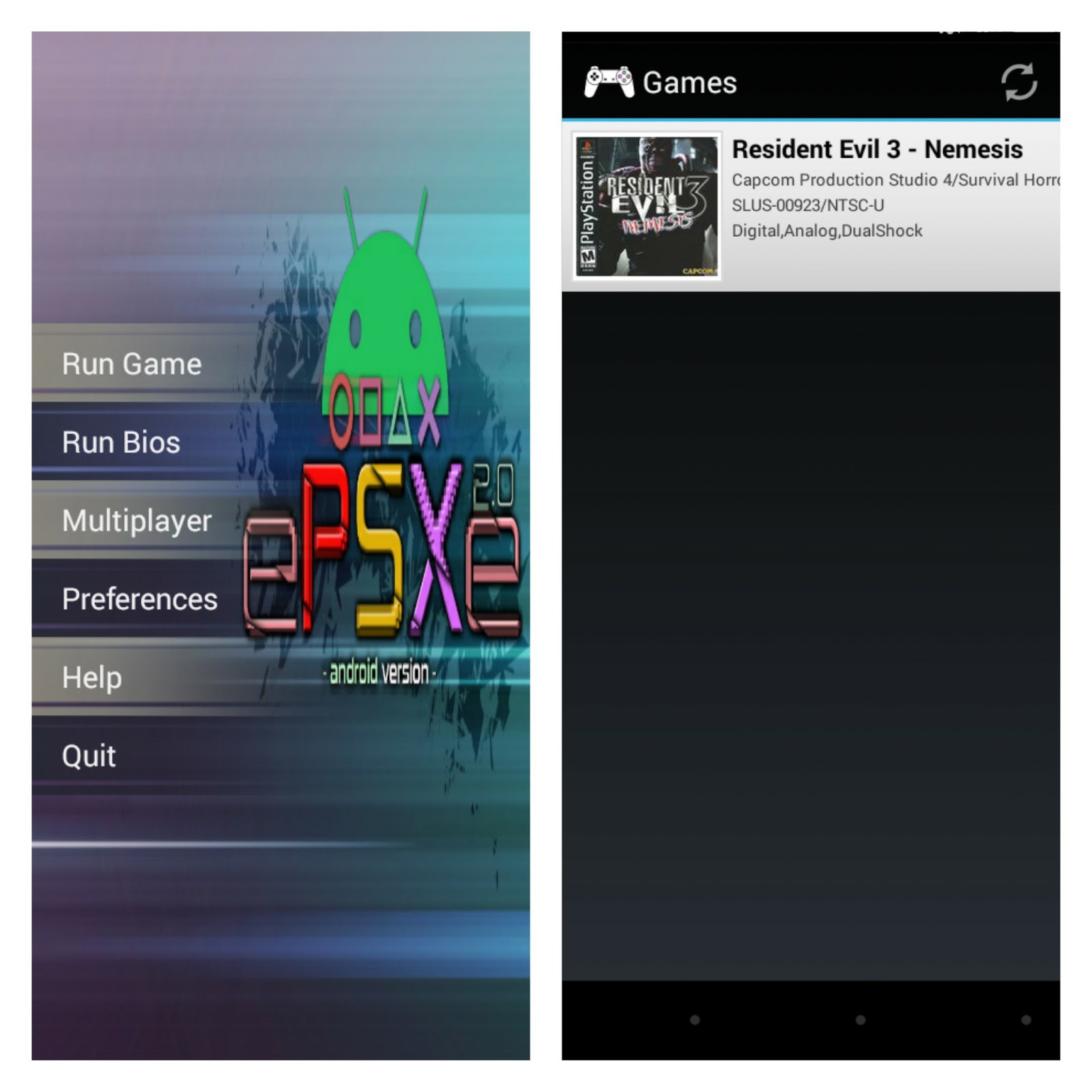 Download ePSXe 2.0.6 APK PRO Android