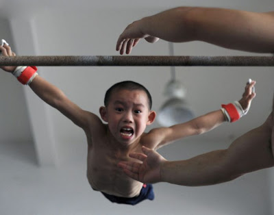 Chinese gymnast kids