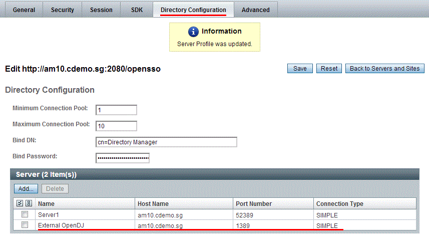 azlabs: Porting embedded OpenDJ in OpenAM to external OpenDJ